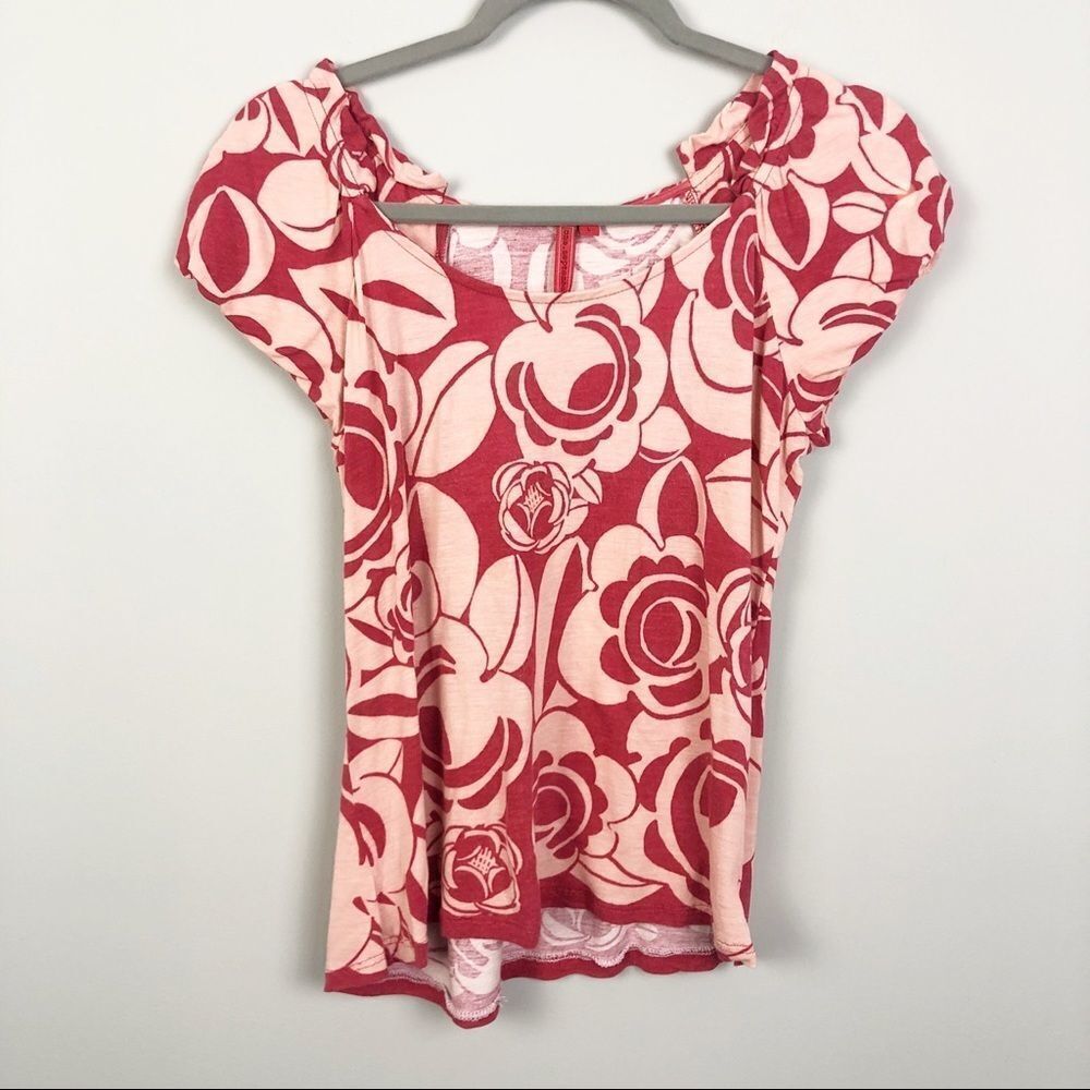 ANTHROPOLOGIE | One September | Floral Top Large - Picture 2 of 7